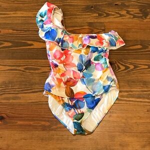 Profile By Gottex Multicolor Floral One-Piece Swimsuit